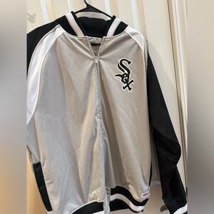 Stitches Black and White Jacket